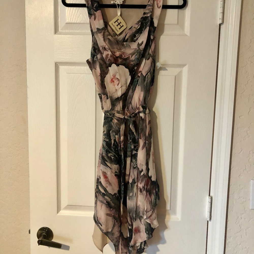 NWT Haute Hippie Sz S asymmetrical dress